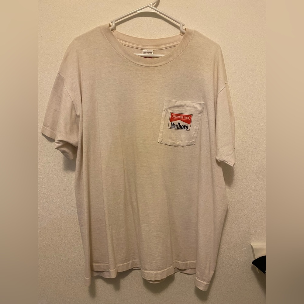 Vintage Marlboro Adventure Team white T-shirt